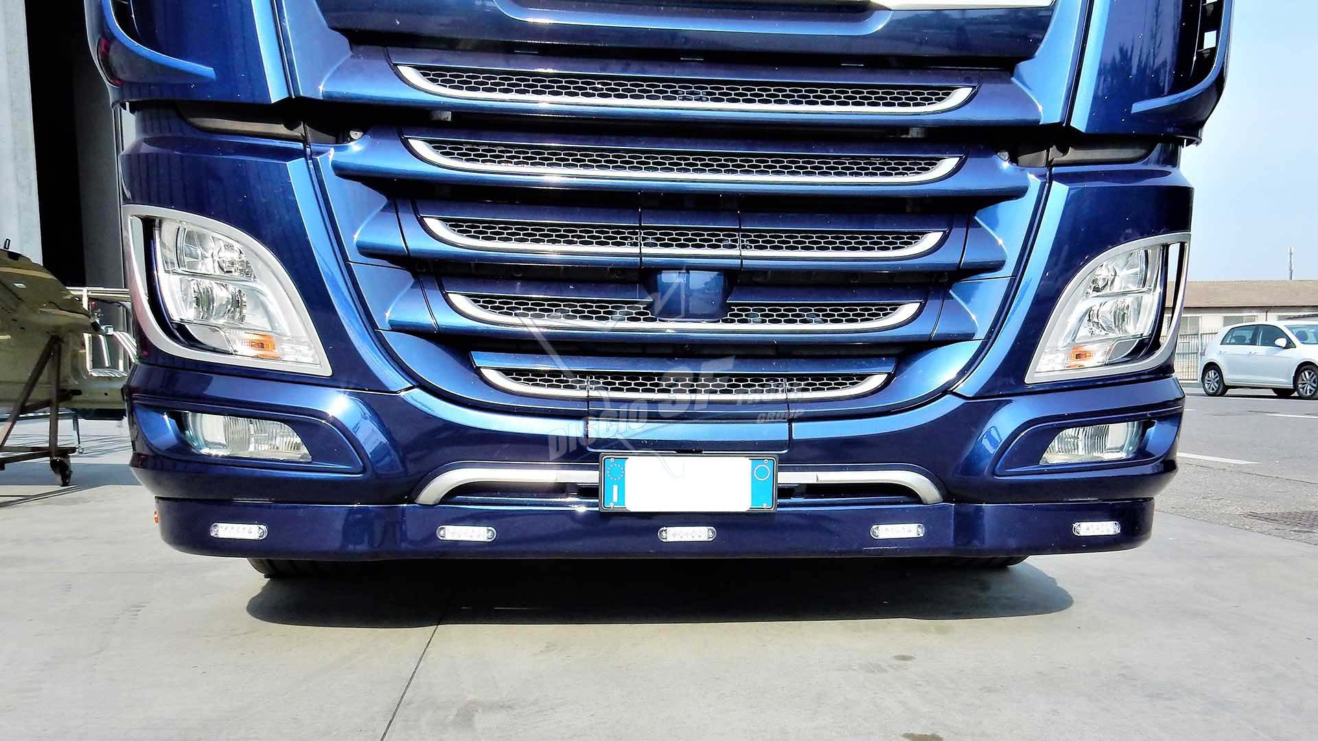 Spoiler in resina inferiore paraurti, d-f 106
