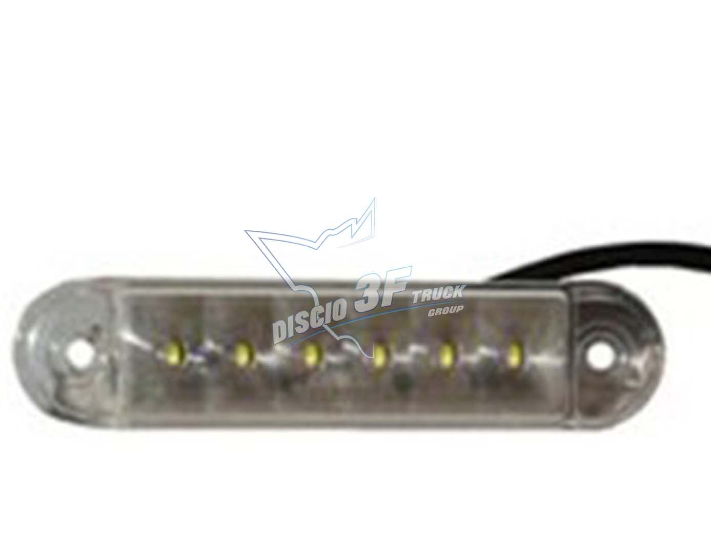 Fanale ingombro 6 led, bianco