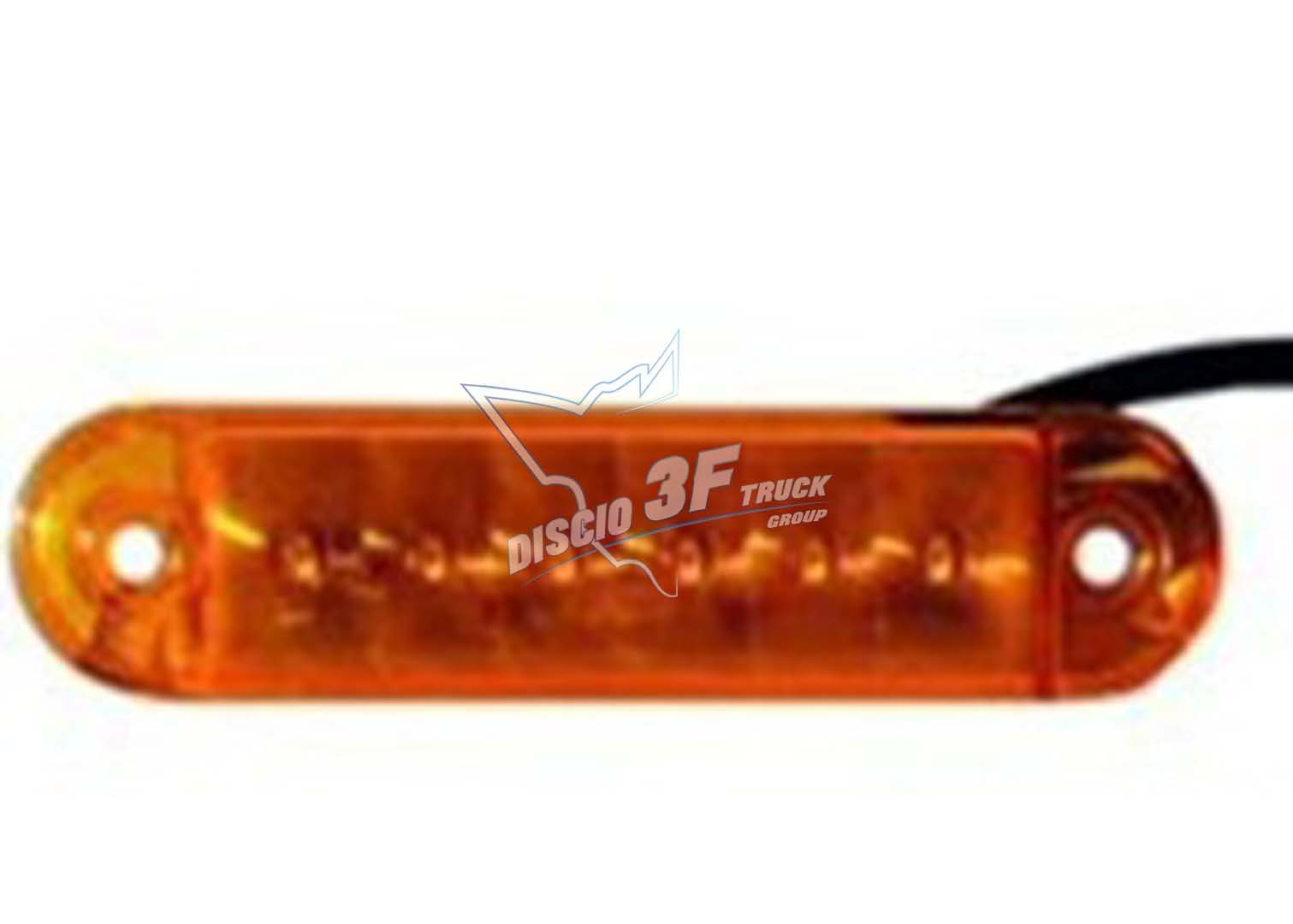 Fanale ingombro 6 led, arancio