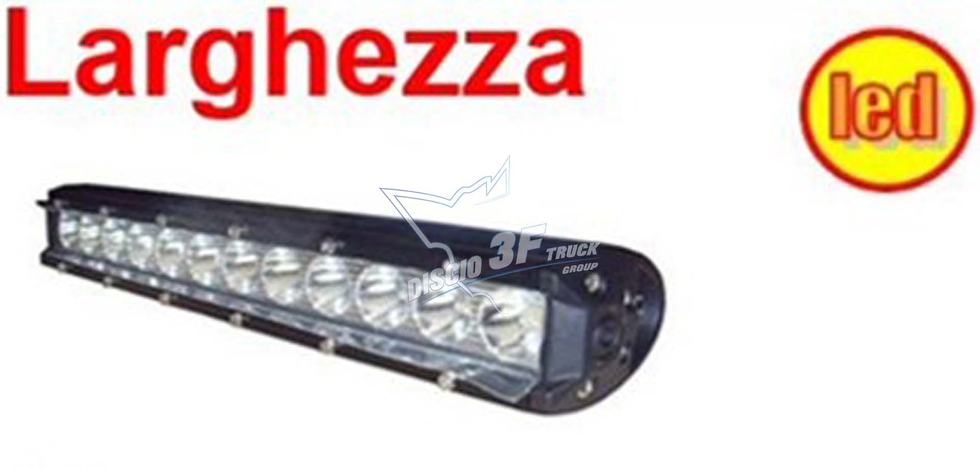 Faro lavoro a barra, 12 led