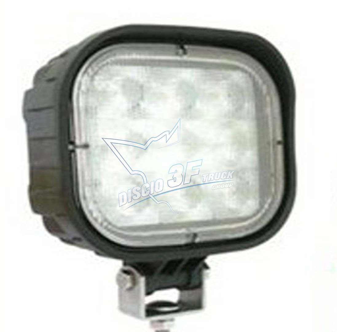 Faro lavoro quadrato a led