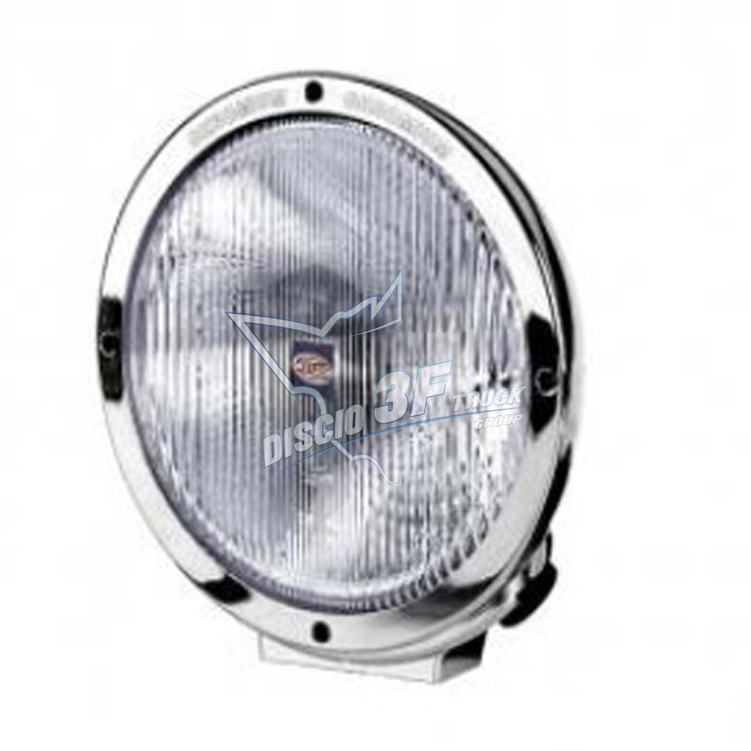 Fanale Hella chromium, vetro a righe