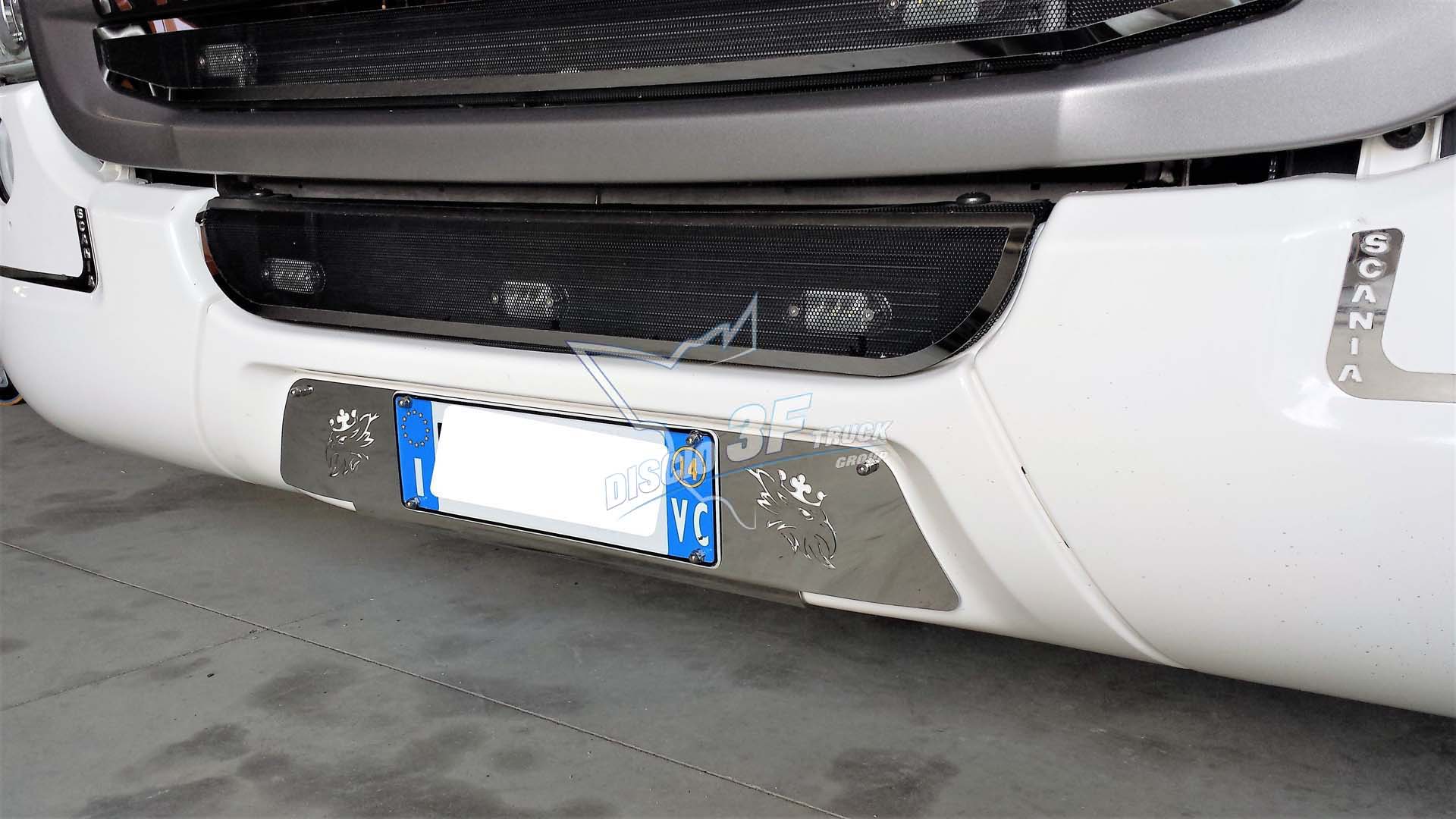 Lamiera porta targa