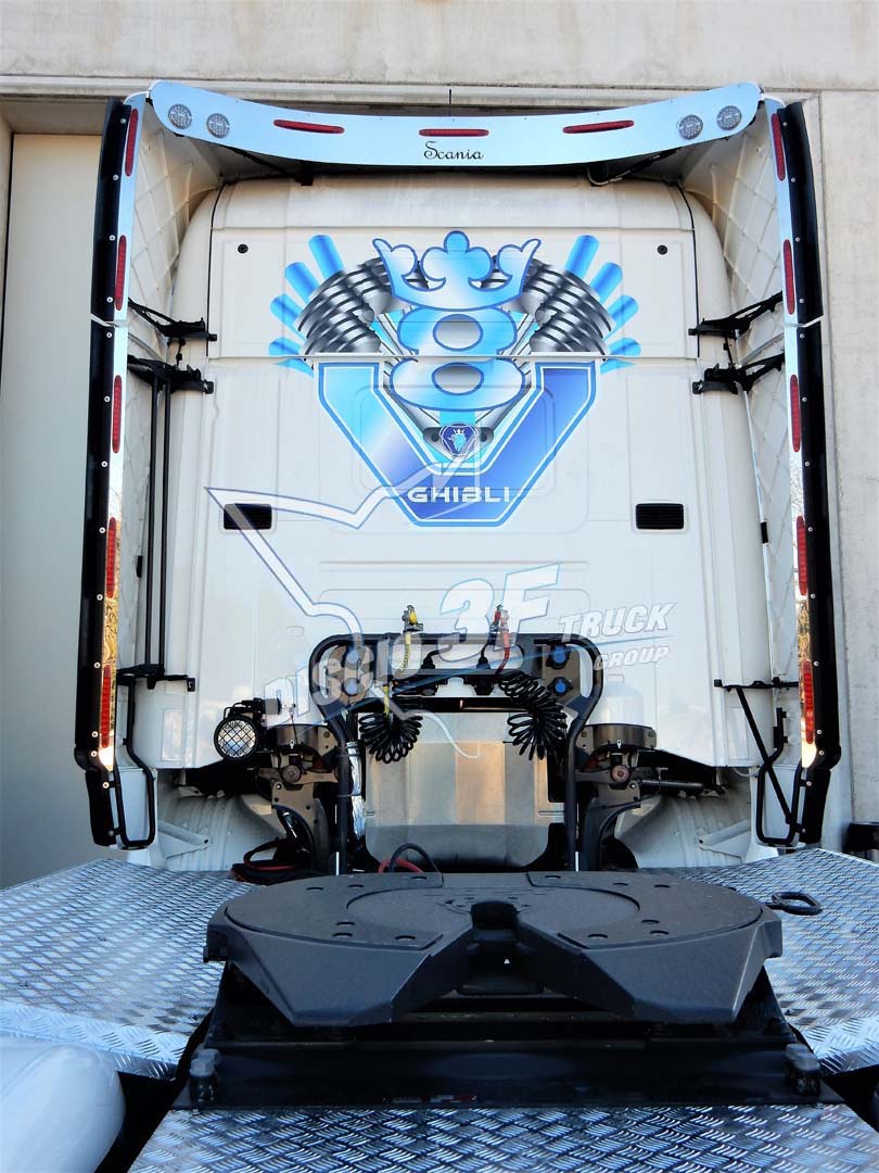 Kit placche retro spoiler, cab. Highline