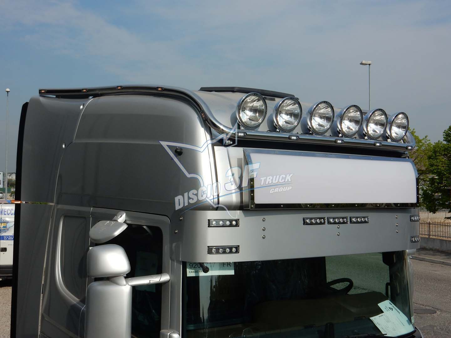 Supporto fari XXL, cabina high-line