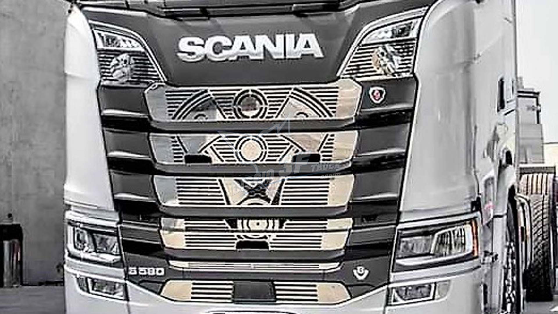 Mascherina V8 e pistoni, Scania N/G