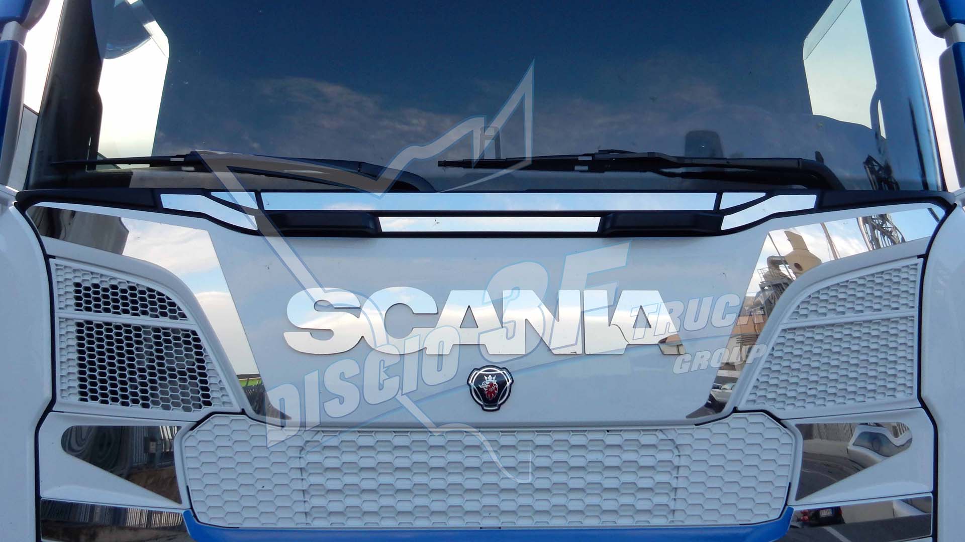 Placca inferiore tergi, 3 pz. Scania N/G