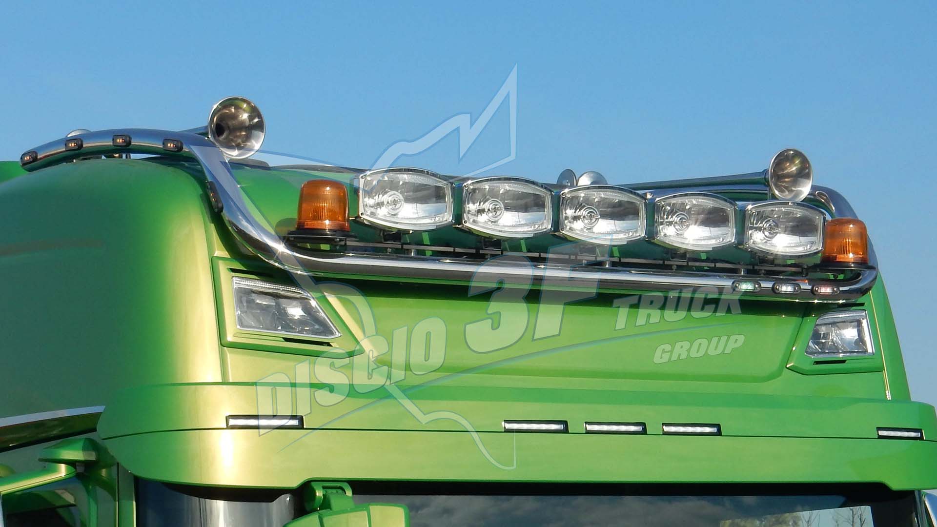 Supporto fari XL dritto, Scania N/G