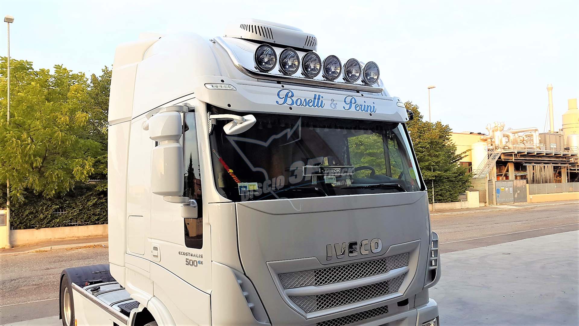 Supporto fari corto, Iveco Hi-Way.