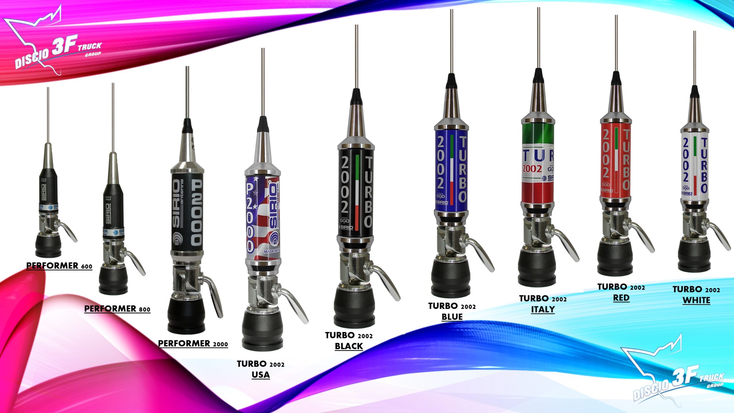 Antenna C.B. Sirio Mini Turbo 2002