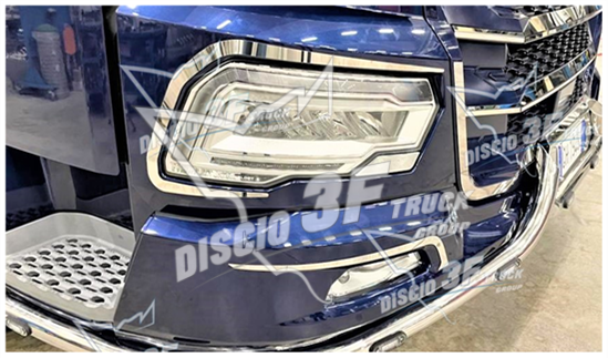 Placca faro fendinebbia, d-f XF/XG/XG+